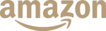 amazon logo in tan