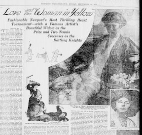 Newspaper about Natica Belmont Belmont Rives - Sara's Daughter